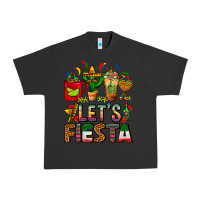 Pigment Black Let's Fiesta Mexico Coffee Cups With Cactus Urban Heavy Tee - FaDigitalArtStudio