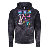 Cloud Black birthday girl 7 Vintage Hoodie - BundleAndBundleShop