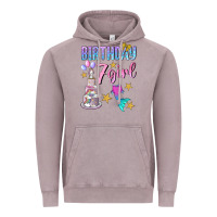 Vintage Zinc birthday girl 7 Vintage Hoodie - BundleAndBundleShop