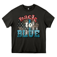 Asphalt Back to blue 4th of july Heavy Core Tee - HowdyJamesFarm