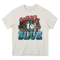 Back To Blue 4th Of July Heavy Core Tee | Teevron