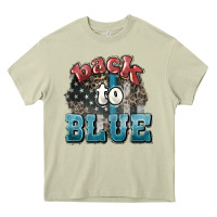 Mossy Back to blue 4th of july Heavy Core Tee - HowdyJamesFarm