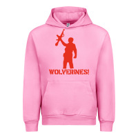 Fuchsia Pink red dawn wolverines Urban Hoodie - baoMotion