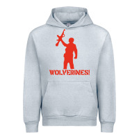 Heather Grey red dawn wolverines Urban Hoodie - baoMotion