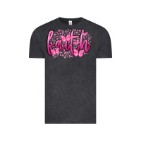 Vintage Black Faith Breast Cancer Vintage Tee - FaDigitalArtStudio