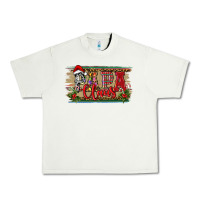 Pistachio Christmas Western Papa Claus Urban Heavy Tee - RanaPortraitStore