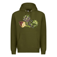 Army Green Artichoke Premium Hoodie - LillyAllenDesigns