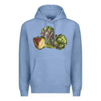 Colony Blue Artichoke Premium Hoodie - LillyAllenDesigns