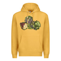 Mustard Artichoke Premium Hoodie - LillyAllenDesigns
