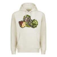 Oatmeal Heather Artichoke Premium Hoodie - LillyAllenDesigns