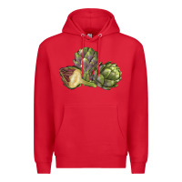 Red Artichoke Premium Hoodie - LillyAllenDesigns