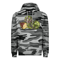 Slate Camo Artichoke Premium Hoodie - LillyAllenDesigns