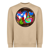 Mushroom puerto rico coasters Heavyweight Sweatshirt - AdoDesignShop