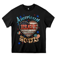 Black American heart southern soul Heavy Core Tee - HowdyJamesFarm