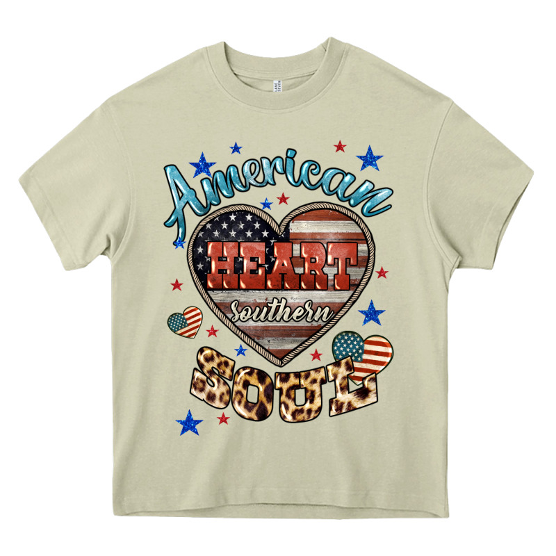 American Heart Southern Soul Heavy Core Tee by HowdyJamesFarm | Teevron