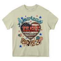 Mossy American heart southern soul Heavy Core Tee - HowdyJamesFarm