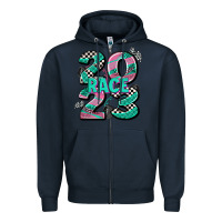Navy race  2023 Zipper Hoodie - AdoDesignShop