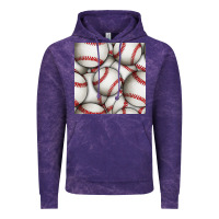 Cloud Purple baseball seamless pattern Vintage Hoodie - BundleAndBundleShop