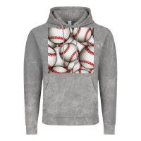 Cloud Rock baseball seamless pattern Vintage Hoodie - BundleAndBundleShop
