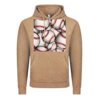 Vintage Coffee baseball seamless pattern Vintage Hoodie - BundleAndBundleShop
