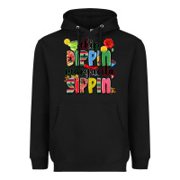 Black chip dippin' margarita sippin' Heavyweight Hoodie - JahusDesignShop