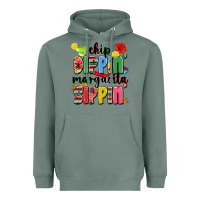 Sage chip dippin' margarita sippin' Heavyweight Hoodie - JahusDesignShop