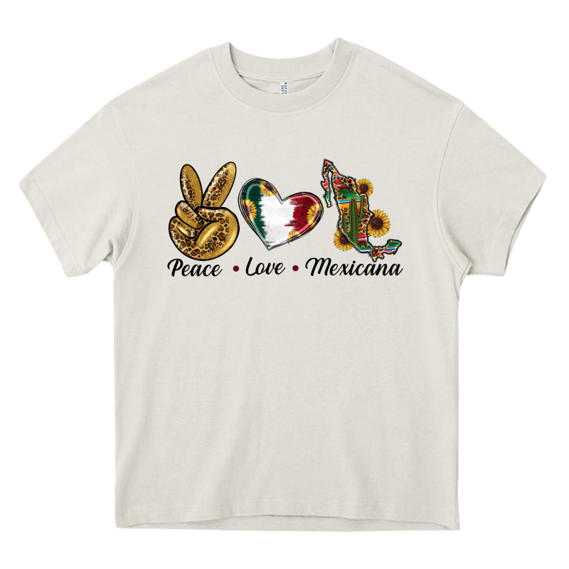 Peace Love Mexicana Heavy Core Tee by RanaPortraitStore | Teevron