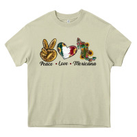Mossy Peace Love Mexicana Heavy Core Tee - RanaPortraitStore