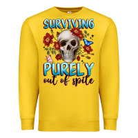Lemon surviving purely out of spite Premium Sweatshirt - JahusDesignShop