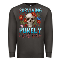 Smoke surviving purely out of spite Premium Sweatshirt - JahusDesignShop