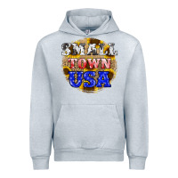 Heather Grey small town usa Urban Hoodie - JahusDesignShop