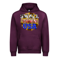 Mauve Wine small town usa Urban Hoodie - JahusDesignShop