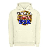 Pigment Pistachio small town usa Urban Hoodie - JahusDesignShop