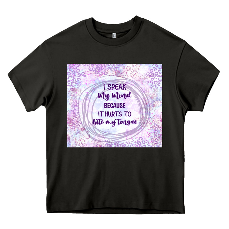 It Hurts To Bite My Tongue Heavy Core Tee by TumblerDesignByShophia | Teevron