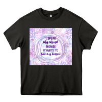 Asphalt it hurts to bite my tongue Heavy Core Tee - TumblerDesignByShophia