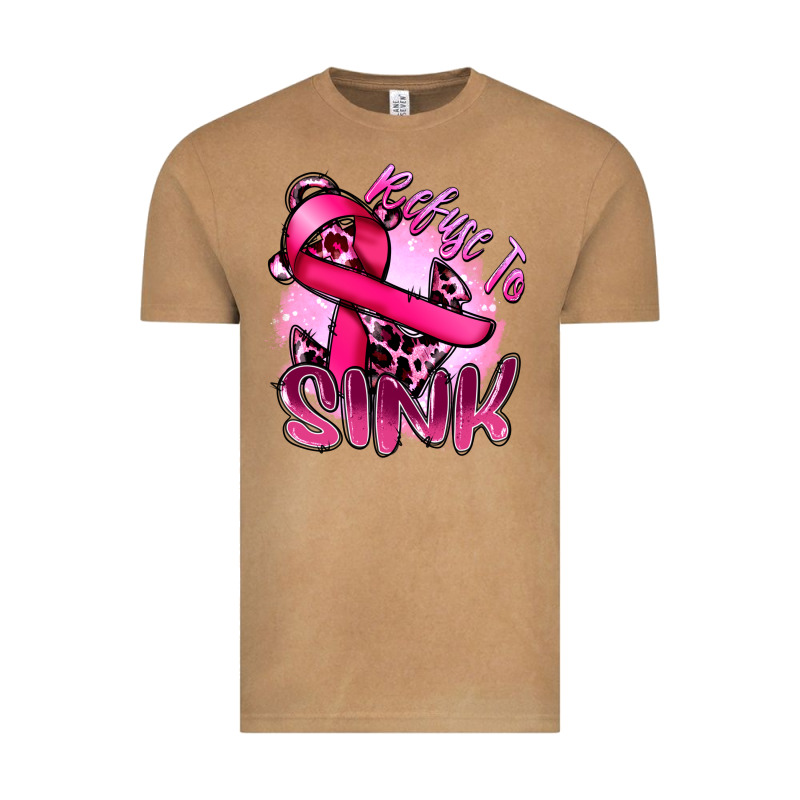 Refuse To Sink Cancer Vintage Tee by FaDigitalArtStudio | Teevron