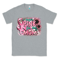 Heather Grey i wear pink for my mom Classic Tee - CowGirlArtShop