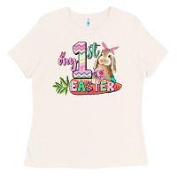 Bone My first Easter Day Ladies Tee - CowGirlArtShop