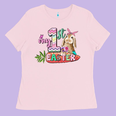 My First Easter Day Ladies Tee Designed By Cowgirlartshop