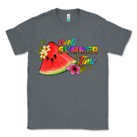 Charcoal Heather sweet summer time Classic Tee - Artiststas