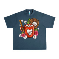 Midnight Navy Baseball Coffee cup Urban Heavy Tee - FaDigitalArtStudio
