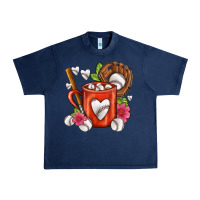 Navy Baseball Coffee cup Urban Heavy Tee - FaDigitalArtStudio