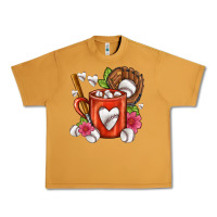Baseball Coffee Cup Urban Heavy Tee | Teevron
