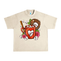 Sandshell Baseball Coffee cup Urban Heavy Tee - FaDigitalArtStudio