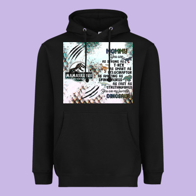 Don't Mess With Mamasaurus Heavyweight Hoodie Designed By Jahusdesignshop