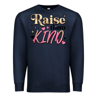 Navy raise them kind Premium Sweatshirt - JahusDesignShop