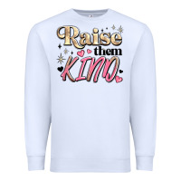 White raise them kind Premium Sweatshirt - JahusDesignShop