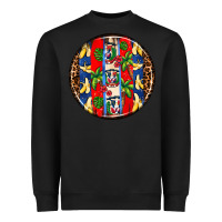 Black dominican republic coasters Heavyweight Sweatshirt - AdoDesignShop
