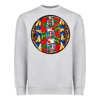 Heather Grey dominican republic coasters Heavyweight Sweatshirt - AdoDesignShop