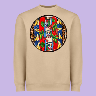 Dominican Republic Coasters Heavyweight Sweatshirt Designed By Adodesignshop